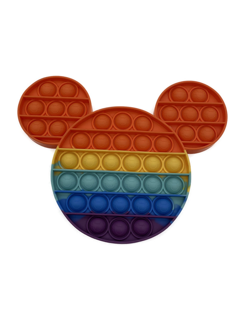 Hdtech Rainbow Mouse Head Bubble Sensory Fidget Toy For Kids