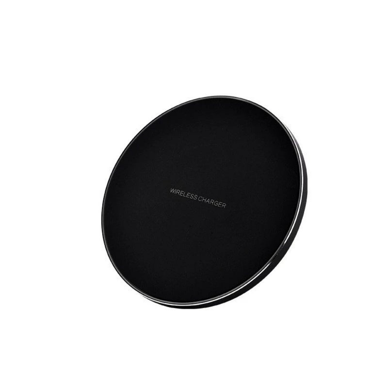 HDTech Wireless Round Charger Power Wave Pad 10W Max Qi Compatible with iPhone All Cell Phone Wireless Chargers