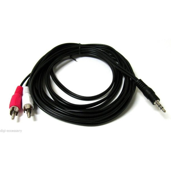 Vizio 1018-0000533 3.5 mm RCA Audio / Video Cable- 3 RCA Male AV Wire Cord 1.2M DV MP4 Convertor